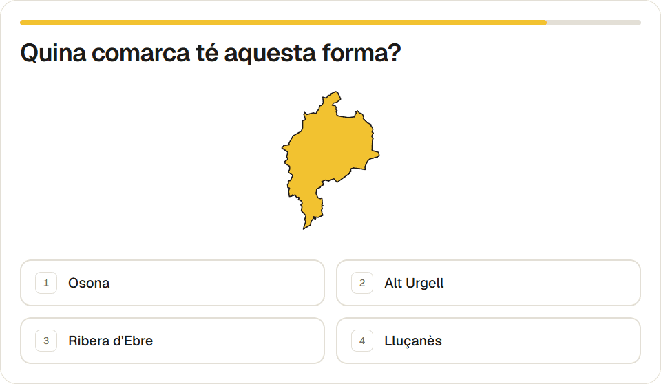 Com es veu el joc «Quina comarca és?»